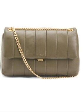 Radley Burton Way Flap Crossbody Bag-Green NWT Authentic